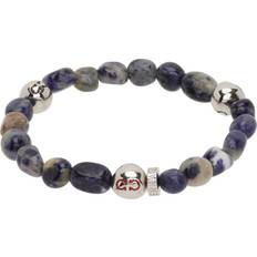 Logo Beaded Bracelet Smart Accessories - Blue