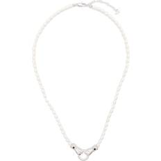 Missoma Men Necklaces Missoma In Good Hands Necklace Men - Silver Plated Brass