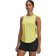Running - Yellow Tank Tops Under Armour Launch Elite Women's Tank - Yellow Shade