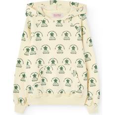 Blommiga Överdelar The Animals Observatory Beaver Kid Hoodie Multi Patterned - White