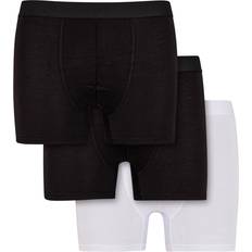 Urban Classics Herre Underbukser Urban Classics Boksershorts - Sort/Hvid
