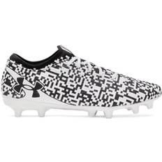 Under Armour Laced Football Shoes Under Armour Magnetico Academy Adults Firm Ground Football Boots - Black/White