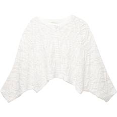 Oversized Trøjer Pull&Bear Oversized Cardigan - Ecru