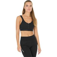 Dragkedja - Sport-BH:ar Endurance Crystale W Zip Sports Bra - Svart