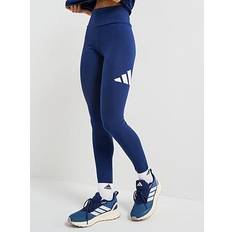 Adidas Fitness & Gym Tights & Stay-Ups adidas Essentials Big Logo Cotton Leggings - Navy Blue
