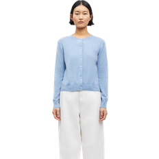 Samsøe Samsøe Koftor Samsøe Samsøe Kofta saboston blue denim melange