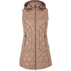 Betty Barclay Overtøj Betty Barclay Hætteforet Quiltet Vest Dame - Brun