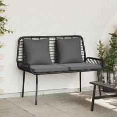 Hynder - Metal Havebænke vidaXL Sort Antracit 109 x 63 x 83 cm Havebænk