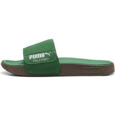 Unisex Slides Puma Leadcat 2.0 Palermo Foil Slides Shoes - Green/White/Gum