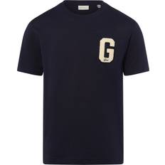 Gant T-shirts på rea Gant G Badge SS Tshirt Herr Kortärmade - Evening Blue