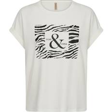 Soyaconcept T-shirts Soyaconcept Scrina FP 7 Kortärmade T-shirt - Off White