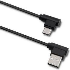 USB 2.0 Type-C Kabel 1m Sort