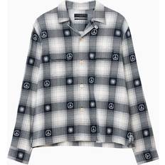 Castor Cotton Regular Fit Check Shirt - Peacoat Blue