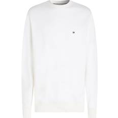 GOTS (Global Organic Textile Standard) Sweatere Tommy Hilfiger Essential Terry Crewneck Sweatshirt - Hvid