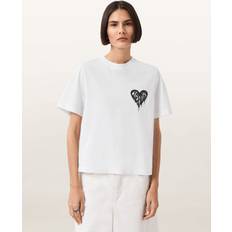 AllSaints Dam Överdelar AllSaints Trip Lisa T-shirt - Svart/Vit