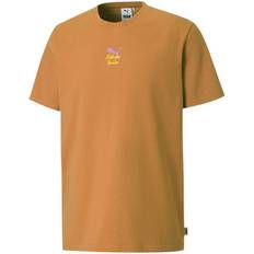 Brown - Fitness & Gym Clothing Puma Crossover Embroidered Alphabet Solid Color - Clay Brown