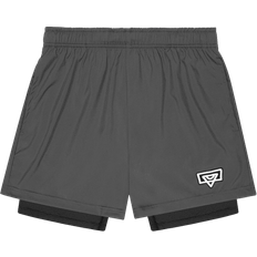2in1 New School Short - Grey
