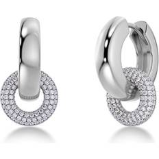 Edblad Silver Örhängen Edblad Eternal Pavé Earrings Silver