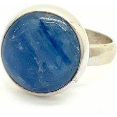 Bali Kyanit Silverring Med Rund Sten -