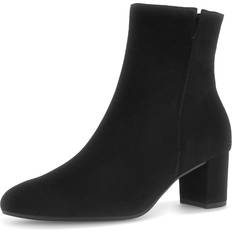 Leather Ankle Boots Gabor Women's Ankle Boots - Black Suede