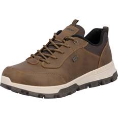 Rieker Derby Rieker Schnürschuh Sneaker Lederimitat Textil - Braun