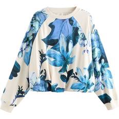 Blomstrede Sweatere NEXT Puff Ball Ballon Boblekant Crewneck Sweatshirt