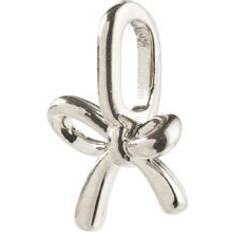 Pilgrim Silver Berlocker & Hängen Pilgrim Charm Mini Bow Pendant