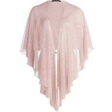 Vera Mont Glitter Cape Jakke Dame - Lyserød