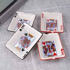 Ashtrays Shein Ceramic Poker Small Ashtray