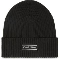 Calvin Klein Blåa Accessoarer Calvin Klein Cotton Cashmere Blend Beanie - Black