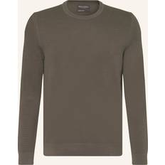 Marc O'Polo Tröjor Marc O'Polo Crewneck Cotton Slub Piqué Struct Herr Pikétröja - Copley Brown
