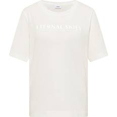 Damen T-Shirt Wording Artwork - Weiß