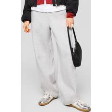 Dam Byxor JJXX Jxstudio Vesterbro HW Pant SWT Noos Dam Byxor - Light Grey Melange/Bright White