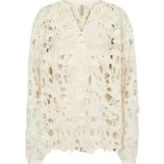 Soyaconcept Dam Överdelar Soyaconcept Scpaja 1 Bluse Creme Dam Långärmade - Creme