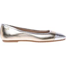Dame - Gul Ballerinasko Baldinini Laminated Nappa Dancer Sko Dame - Silver Light Gold