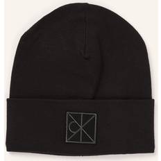 Calvin Klein Svarta Mössor Calvin Klein Emblem Logo Beanie Mössa Kitt - Black