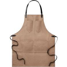Aprons Chef Leather Apron One Size - Taupe