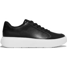 Fitflop Dame Sneakers Fitflop RTG Leather Blend Lace Up Trainers - Black
