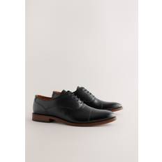 Syntetisk Oxford NEXT Snøresko Leather Oxford Toecap Shoes - Sort