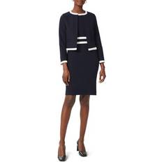 Hobbs Outerwear Hobbs Womens Navy Ivory Candice Jacket