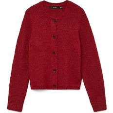 Lila Koftor Vero Moda Vmnovah Stickad Kofta - Lila