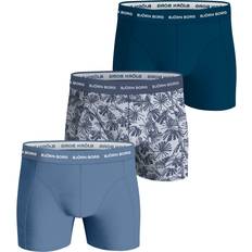 Björn Borg Underbukser Björn Borg Cotton Stretch 3-Pak Boxer Underbukser - Blå/Mørkeblå/Hvid