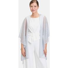 Capes & Ponchos Vera Mont Stola Mit Glitzergarn - Grau/Silber