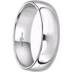 Wedding Rings C W Sellors Palladium 7mm Wedding Ring