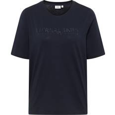 Damen T-Shirt Wording Artwork - Blau