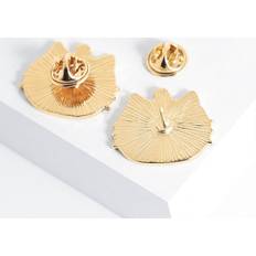 Purple Brooches Kikidex Anti-Scratch Cartoon Pumpkin Brooch - Purple