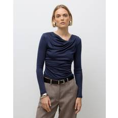 Tencel Bluser Vero Moda VMSimantha Top Bluse - Navy