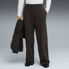 Puma Unisex Byxor Puma Wide Washed Sweatpants Unisex - Black