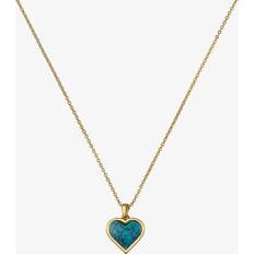 Turkis Halskæder Ted Baker Farida Gold