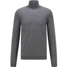 HUGO BOSS Breathable Jumpers HUGO BOSS Boss Mens Musso-P Jumper - Grey